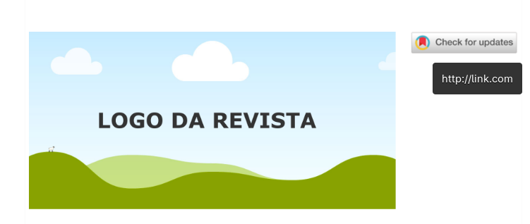 Logo da revista no topo do artigo